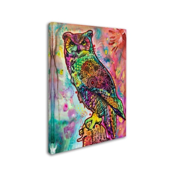 Dean Russo 'Wise Owl' Canvas Art,35x47